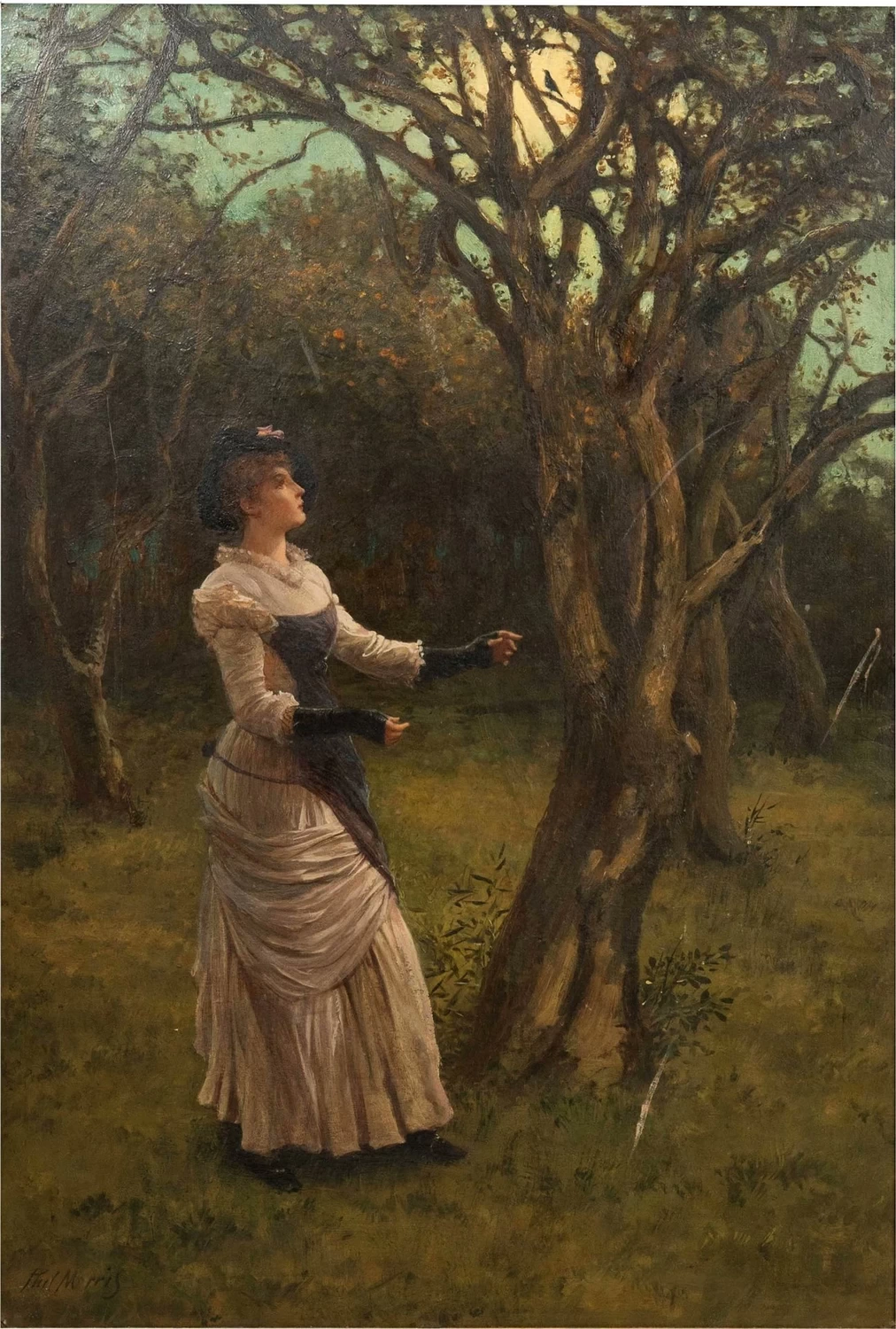 Donna nella foresta
